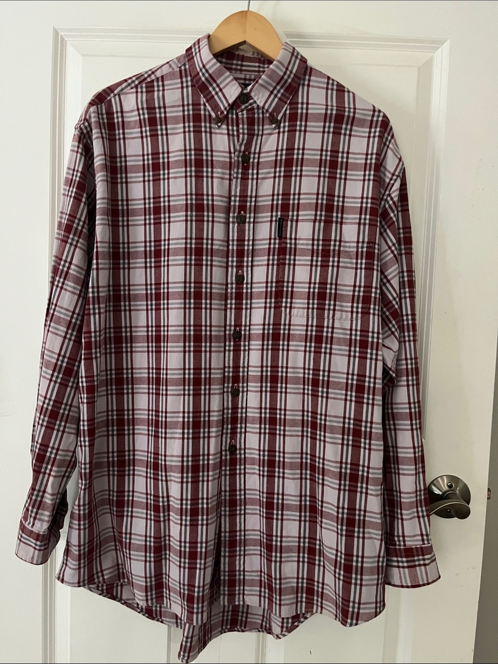 Abercrombie & Fitch The Big Shirt Vintage Plaid Button Down Shirt/Flannel Medium